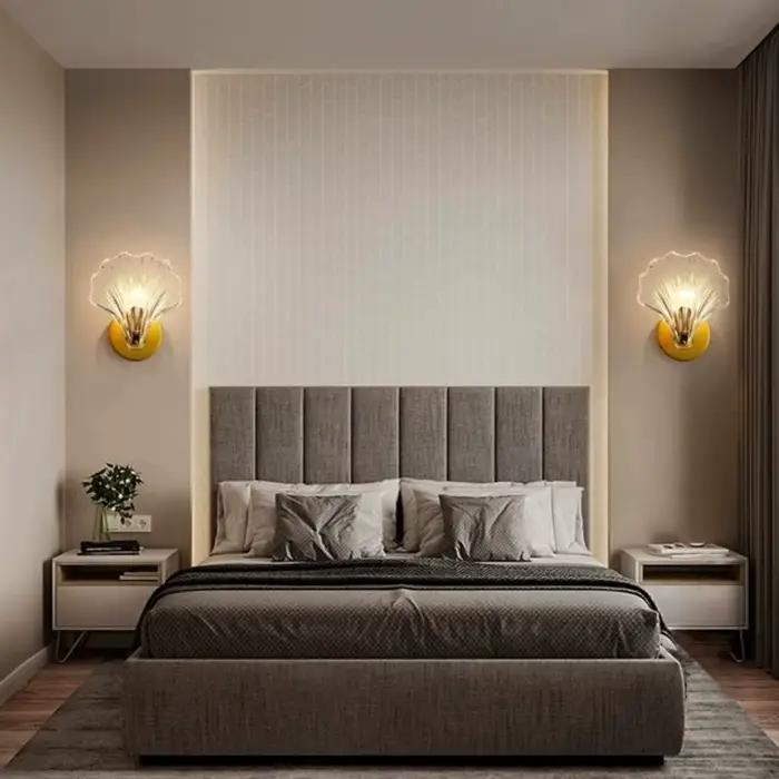 Nouvelle applique murale nordique de luxe pour chambre à coucher