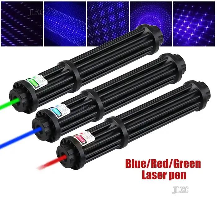 Lampe torche laser puissante 017Green, stylo pointeur tactique, laser puissant avec mise au point réglable, tête laser 532nm