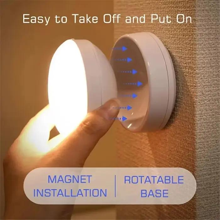 LED veilleuse USB charge intelligente Induction humaine pour armoire de chevet maison garde-robe éclairage capteur de