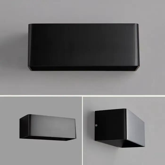 Moderne LED Applique Murale En Alliage D'aluminium Supérieur Et betérieur NikMur Carré Salon Restaurant Couloir Applique Décoration AC90-260V