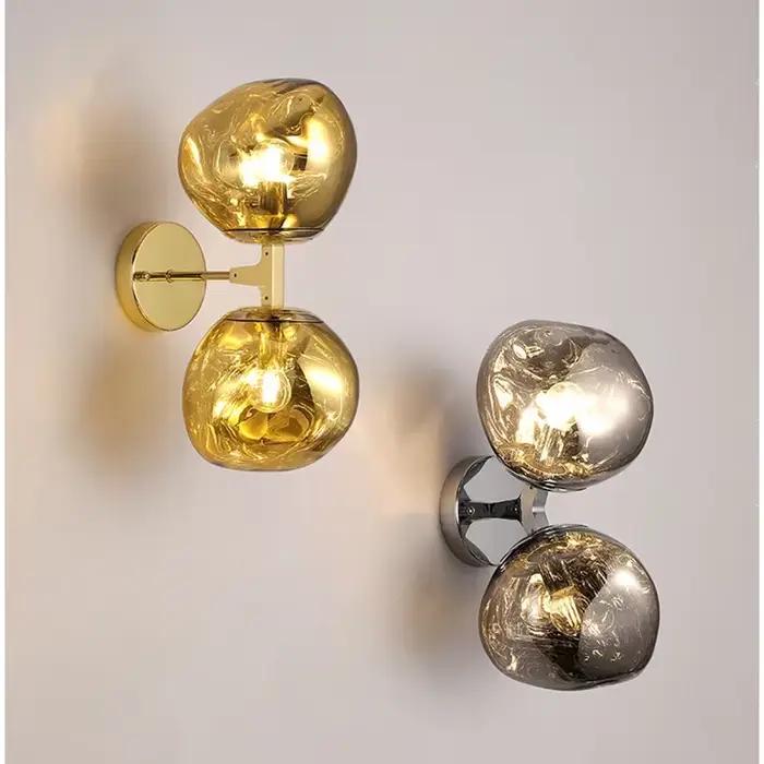 Lampes murales nordiques à double extrémité pour chambre à coucher, chevet, allée, étude, balcon, décoration intérieure moderne et luxueuse avec éclairage LED de qualité