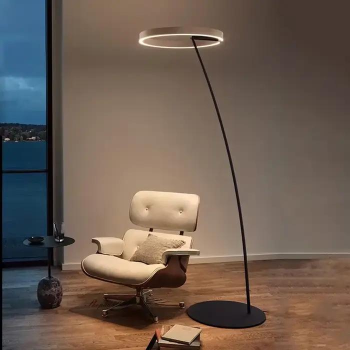 Lampadaire de pêche de luxe italien LED lumière sur pied pour salon canapé chambre étude Art moderne atmosphère lumière décorative