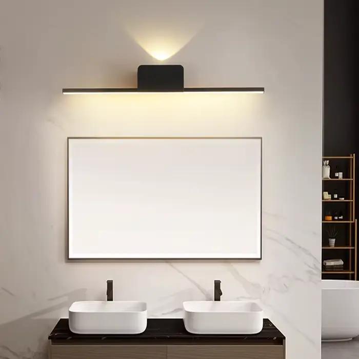 Applique murale moderne en aluminium forgé à éclairage LED ajustable pour chambre à coucher salon et plus