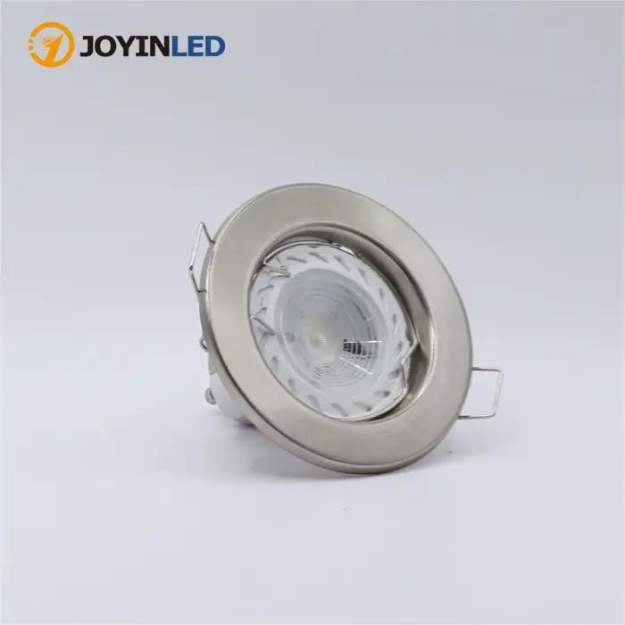 Support de cadre de Downlight LED, trou de coupe réglable, raccord de 60mm, plafonnier encastré, Spot GU5.3 MR16, luminaire d'ampoule modifiable