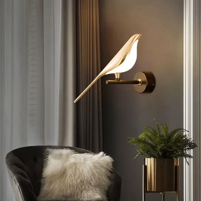 Applique Murale LED Forme d'Hélicoptère Design Nordique Moderne Idéal Chambre Coucher Salon Hôtel Occasions Spéciales