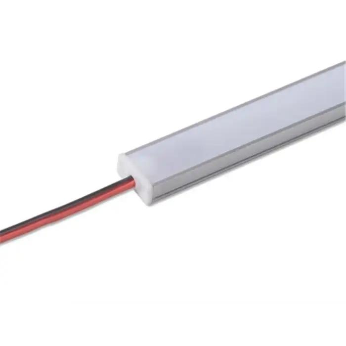 LED lumière dure DC12V 50CM 20 pouces LED bande SMD5730 36 LED s U/V-forme plat LED canal en aluminium
