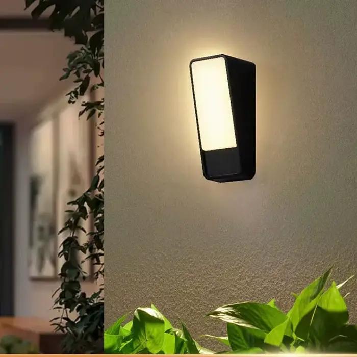 Applique murale extérieure étanche pour cour, couloir, balcon - Éclairage de style moderne et minimaliste pour la décoration intérieure