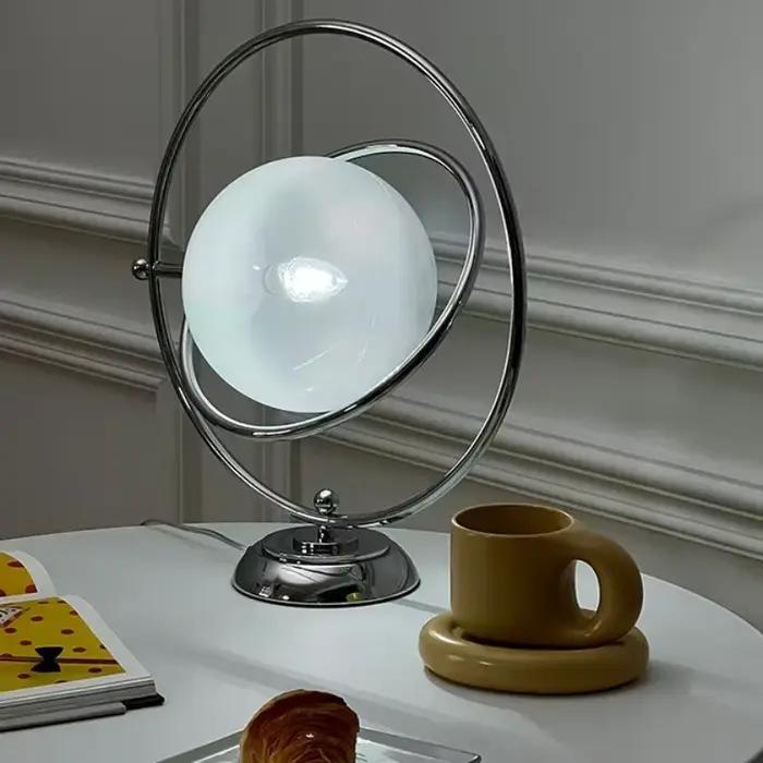Lampe de Table planète en verre de styliste italien