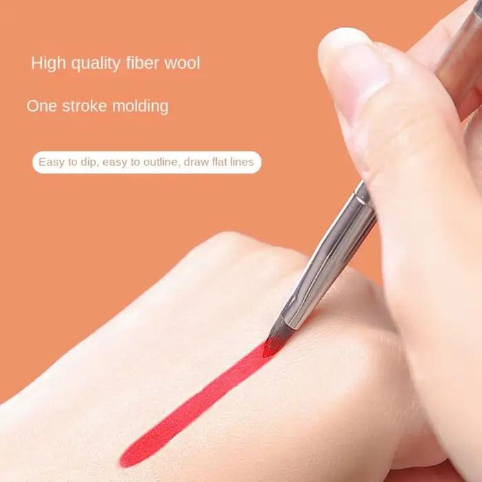 Pinceau de maquillage portable avec capuchon de protection, stylo à lèvres, manche en métal, brillant à lèvres cosmétique, rouge à lèvres Jules Gloss, or, argent