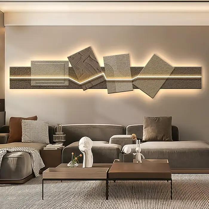 Lampe murale LED créative moderne pour entrée salon escalier fond Lustre décoration de la maison murale suspendue peinture lumière