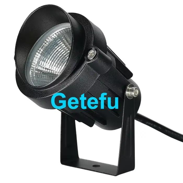 Lampe de pelouse LED étanche avec pic, spot lumineux, conforme à la norme IP65, éclairage d'extérieur, idéal pour un jardin ou un sentier, 10/7W, 220/110/12V