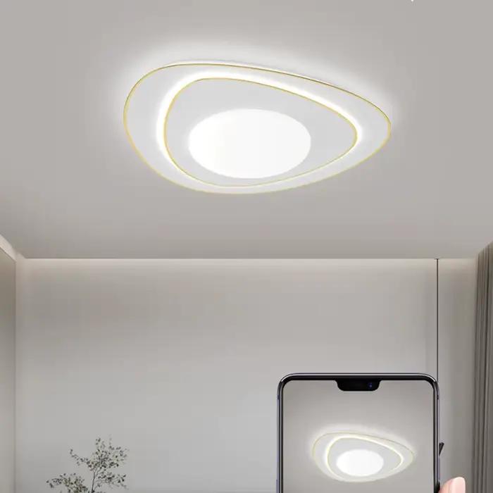 Plafond moderne à LEDs Lustre lampe pour salon salle à manger chambre