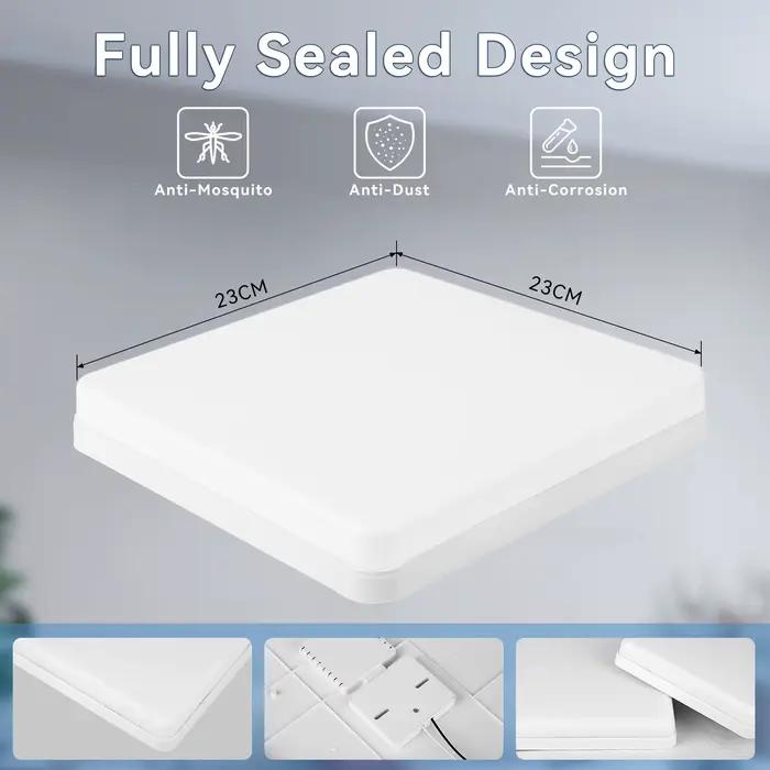 Plafonnier LED carré moderne 85-220V LED panneau lumineux 20W 30W 40W 50W pour la maison chambre salon