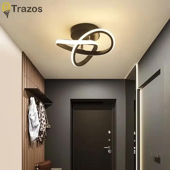 Nordique moderne minimaliste chambre salon couloir lumière entrée lumière personnalisé et créatif balcon plafonnier