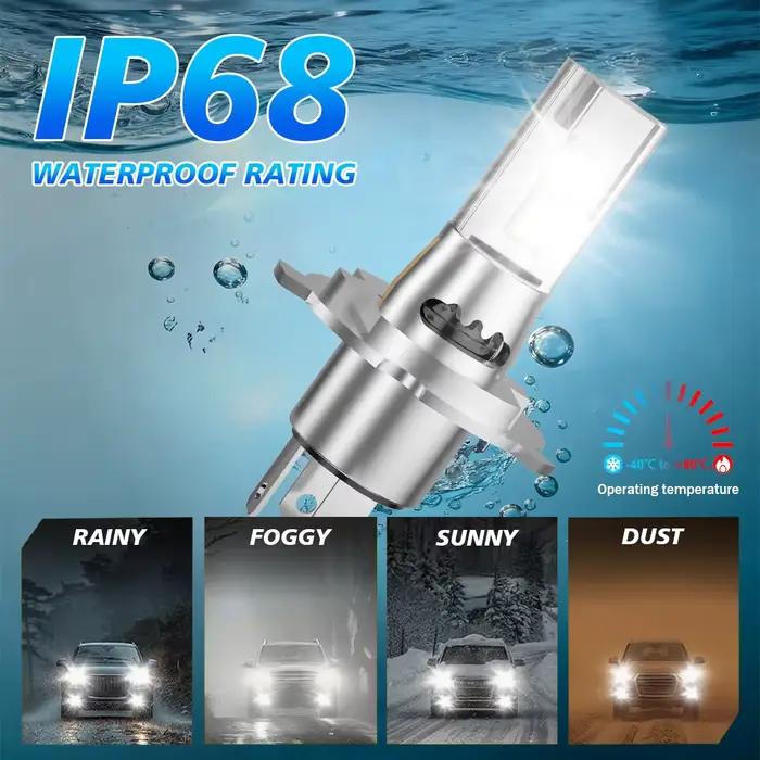 Ampoule LED Turbo 6000K CSP 180W, Mini lampe puissante avec ventilateur pour Toyota Yaris 2012 2013 2014 2015 2016 2017, 2 pièces