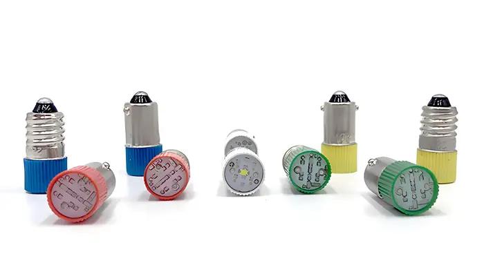 Lot de 5 ampoules LED BA9S 0,5W, culot B9, 110V 120V 230V 240V, mini ampoule professionnelle pour équipement et machines