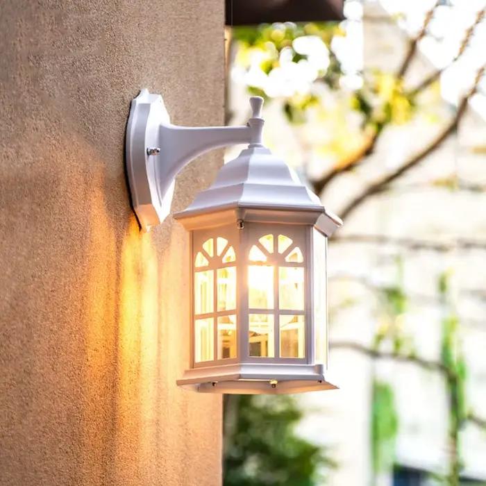 Lampes et lanternes nordiques Simple balcon applique extérieure étanche terrasse applique Villa extérieur couloir magasin décoration