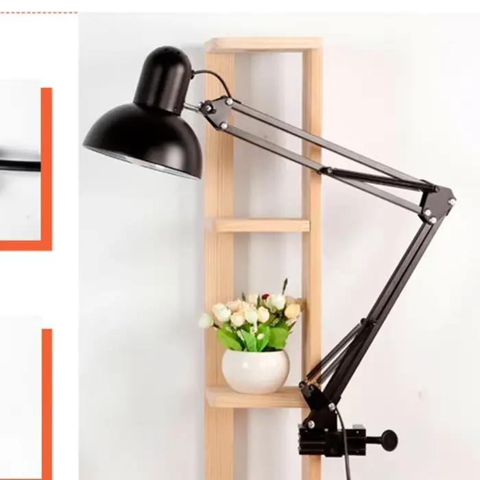 Lampe de lecture pour la protection des yeux, petite lampe pliable télescopique à clipser, veilleuse pour chambre, bureau, salle d'étude, lampe de bureau