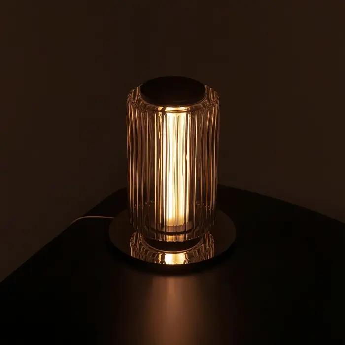 Lampe sur pied en verre design italien pour salon