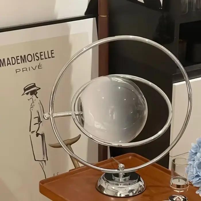 Lampe de Table planète en verre de styliste italien