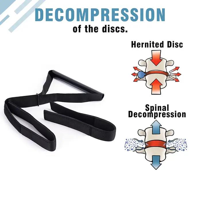 Sangle de traction cervicale en Y pour massage et décompression de la colonne vertébrale, suspension, étirement, protection du cou, coussinet de menton, soulagement de la douleur, relaxation musculair