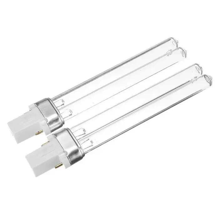 Lampe ultraviolette UV-9W 5W 7W 11W, 2 pièces, UVC 254nm, désinfection de l'eau et de l'air, stérilisateur de Purification, Tube en forme de H 9W pour germicide