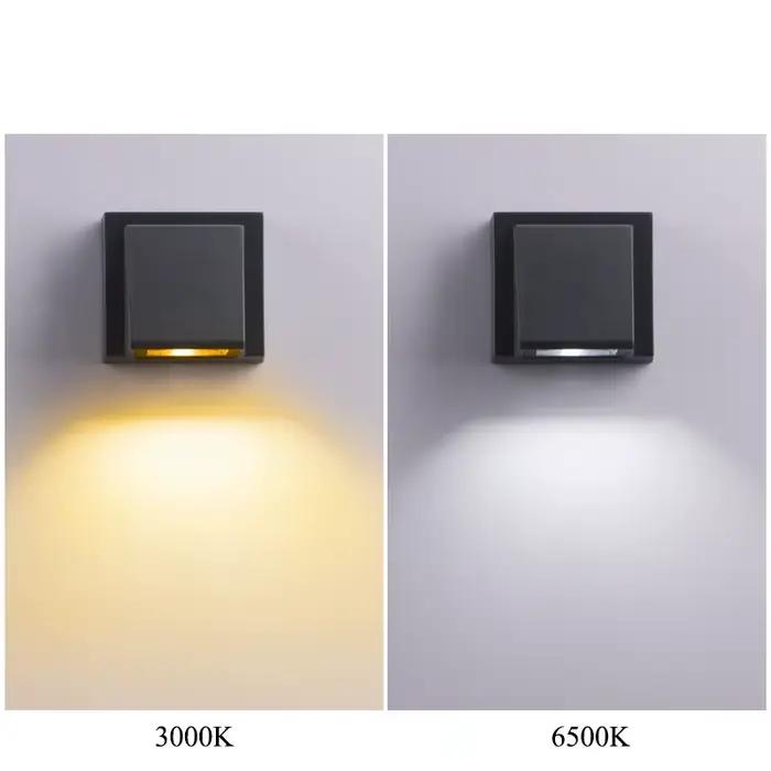 Applique murale exterieure moderne avec lumiere haute et basse et resistance a l'eau pour porch illumination occasions speciales