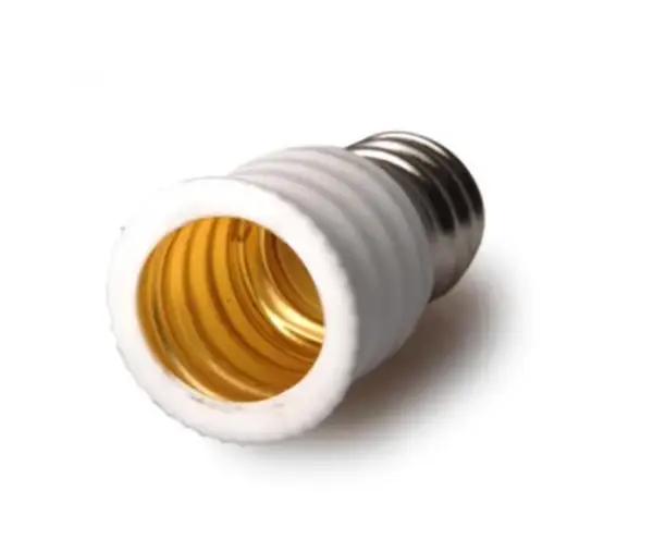 Convertisseur de support de lampe E12 à E14, adaptateur de douille de lumière à vis, norme américaine vers UE, ci-après elabra, lustre LED, 6 pièces