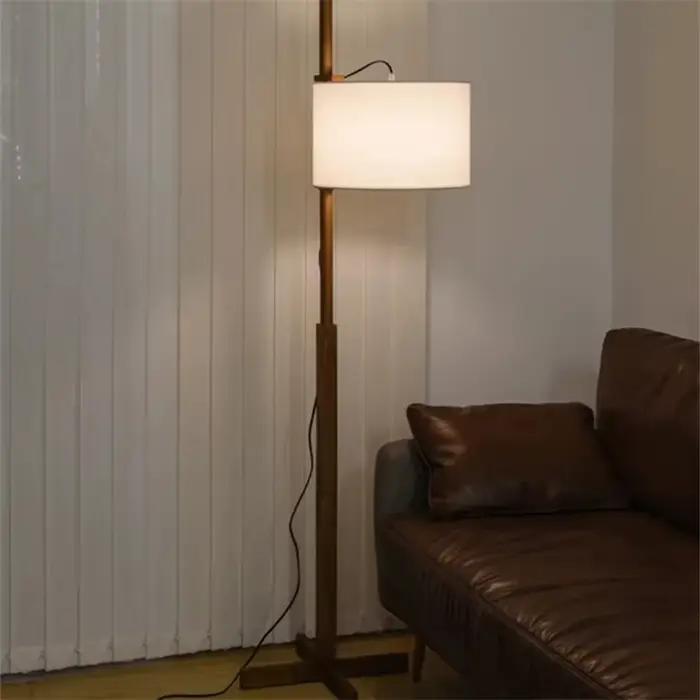 Wabi sabi lampadaire design tissu danois lampe en bois relevable bureau Table basse