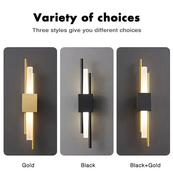 Mur LED lampe éclairage intérieur salle de bain appliques murales luminaire salon couloir chambre décoration nordique