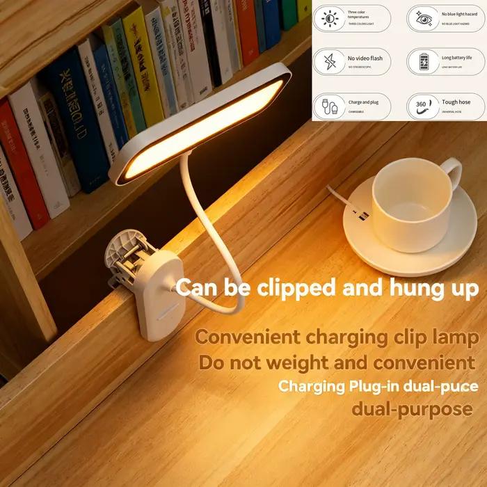 Lampe de bureau à clipser LED