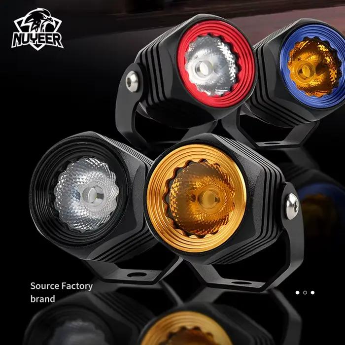 Projecteurs LED pour véhicules tout-terrain Hurcycles, lampe à dosette de conduite, tracteur, camion, voiture, RL, UTV, 12V, 24V, 2 pouces, 10W, 4x4, 1000LM