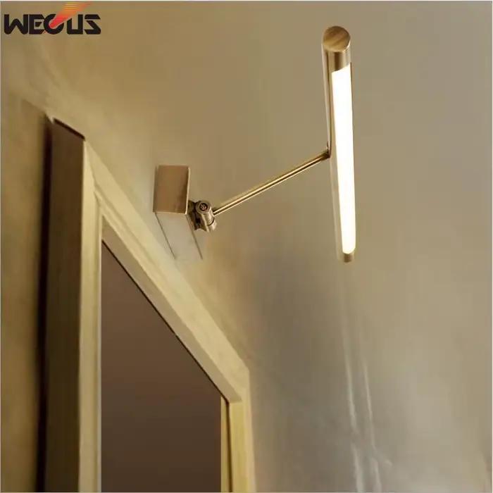 Appliques murales LED modernes pour miroir de salle de bain, étanches, à intensité variable, 7W, luminaires muraux pour toilettes