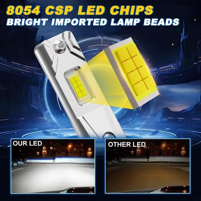 Ampoule de phare Led H1 H7, 1000W, Plug & Play, Mini lampe Led sans fil pour voiture, puces CSP H4, faisceau haut et bas, feux antibrouillard STG 6000K blanc 12V