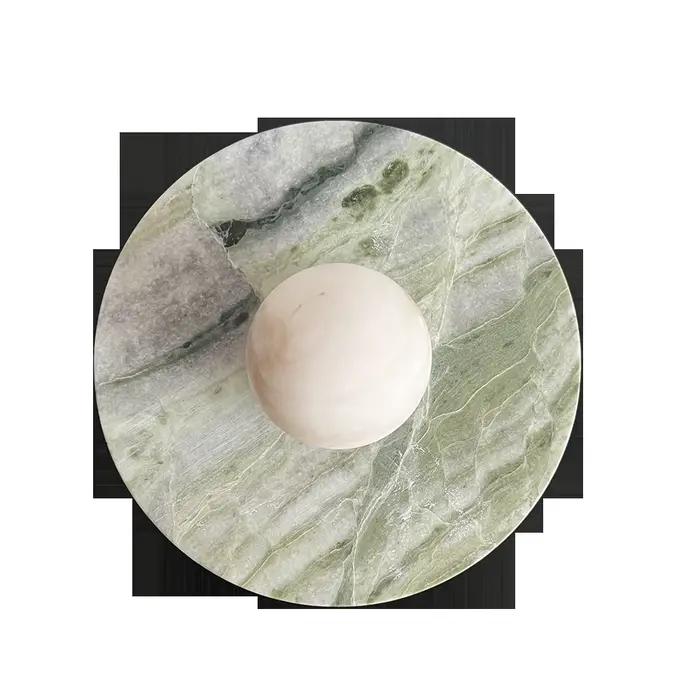 Applique murale en marbre moderne blanche à intensité variable pour éclairage quotidien dans la maison occasions spéciales