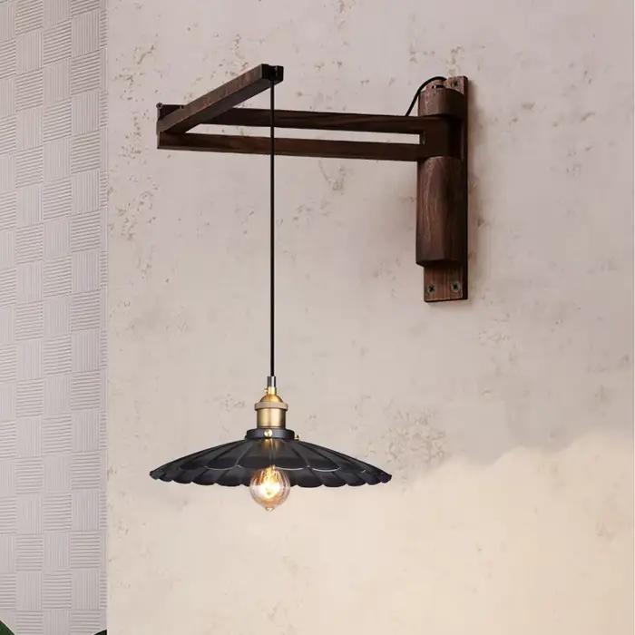 Applique japonaise en bois massif