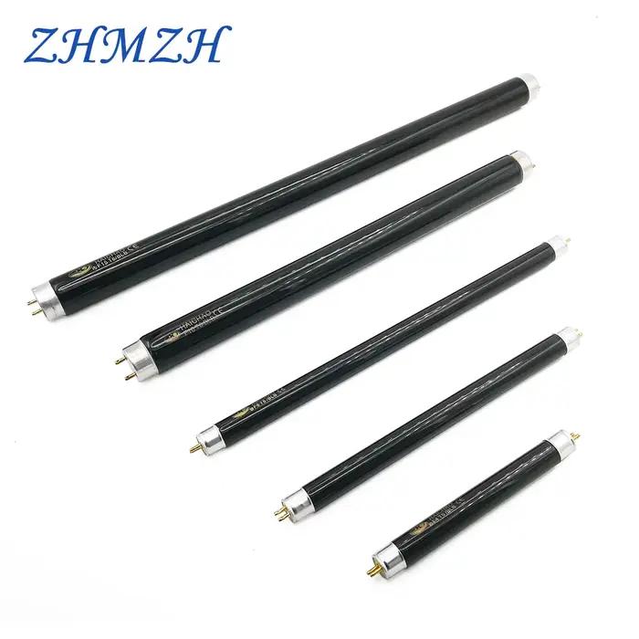 4w 6w 8w 10w 15w T5 T8 BLB UV lumière noire lampe ultraviolette UVA Fluorescence 365nm détecter vérifier Tube violet polymérisation ampoule
