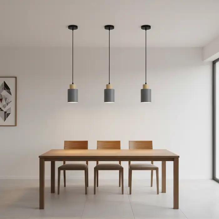 Lustre Minimaliste pour Chambre à Coucher, Lampe de Chevet Moderne, Lustre Nordique pour Restaurant, Petit Lustre à Tête Unique pour Bar et Comptoir