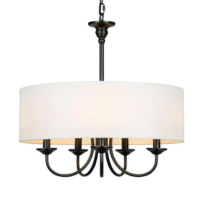 Plafonnier suspendu E14 au design moderne
