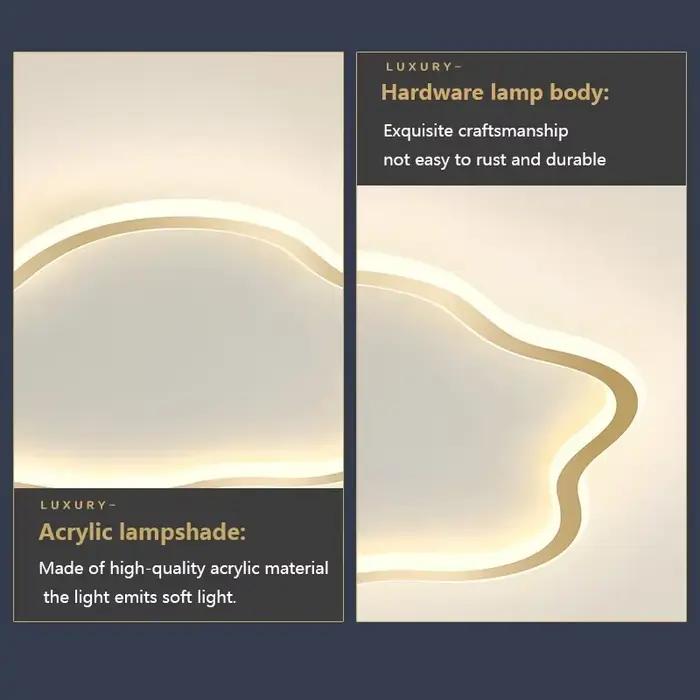 Plafonnier LED suspendu au design nordique, luminaire décoratif d'intérieur, idéal pour un salon, une salle à manger, une chambre à coucher, une salle d'étude ou un balcon