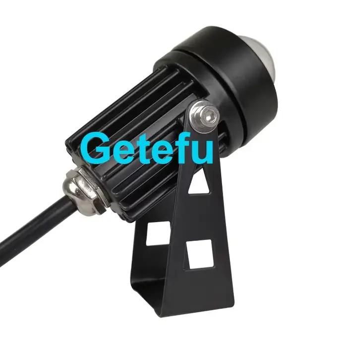 Projecteur LED étanche extérieur, applique murale, angle de faisceau étroit, lampe spot, rondelle murale longue distance, 6W, 10 pièces