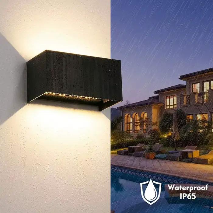 Applique Murale Intérieur Led Etanche IP65 Appliques Murales Exterieure avec Angle de Faisceau Réglable 24W idéal pour