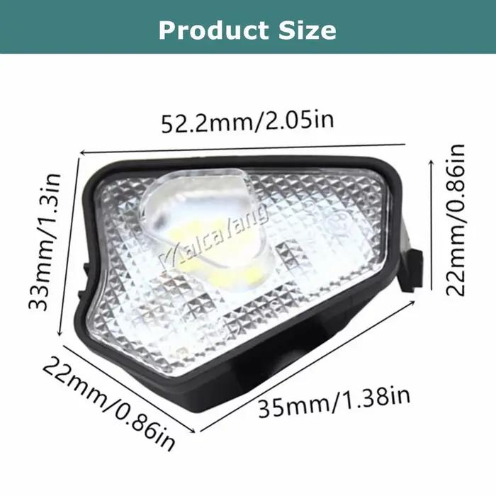 Lumière LED sous le rétroviseur de voiture, lampe de flaque d'eau pour Mercedes Benz W176, XACHW204, W212, W246, W117, W218, W219, WGene, W221, C117, W242