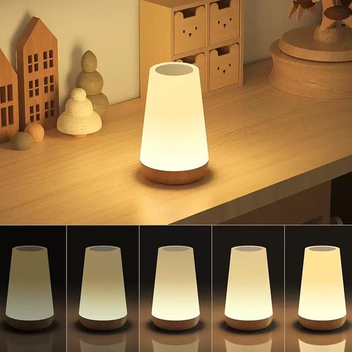 LED 13 couleur changeante veilleuse télécommande tactile USB Rechargeable RGB lampe de nuit