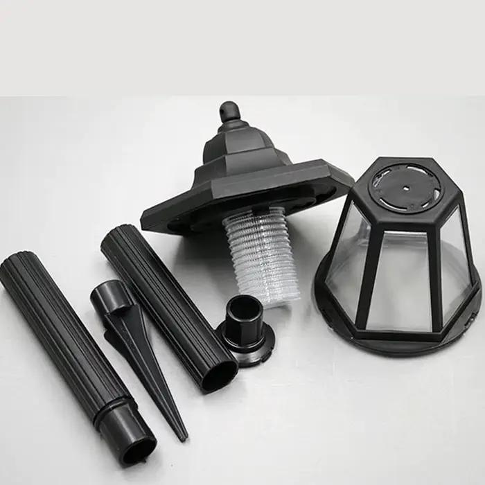 Lampes de jardin extérieures lampadaire solaire éclairages applique murale LED pour l'éclairage extérieur jardins