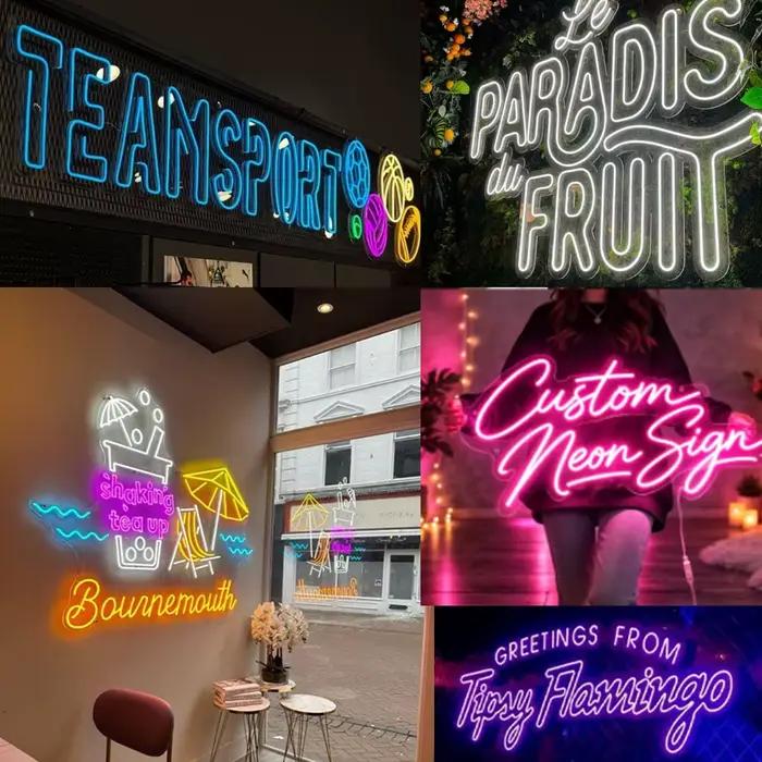 Enseigne néon personnalisée en acrylique illuminée pour bar, fête, anniversaire, salon de manucure, décoration murale, lampe de nuit