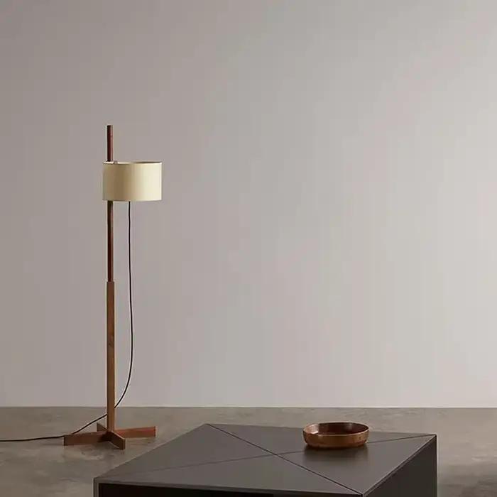 Wabi sabi lampadaire design tissu danois lampe en bois relevable bureau Table basse