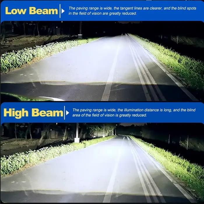 Ampoule de phare Led H1 H7, 1000W, Plug & Play, Mini lampe Led sans fil pour voiture, puces CSP H4, faisceau haut et bas, feux antibrouillard STG 6000K blanc 12V