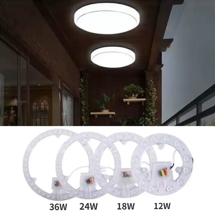 Panneau lumineux LED rond 12W/18W/24W/36W