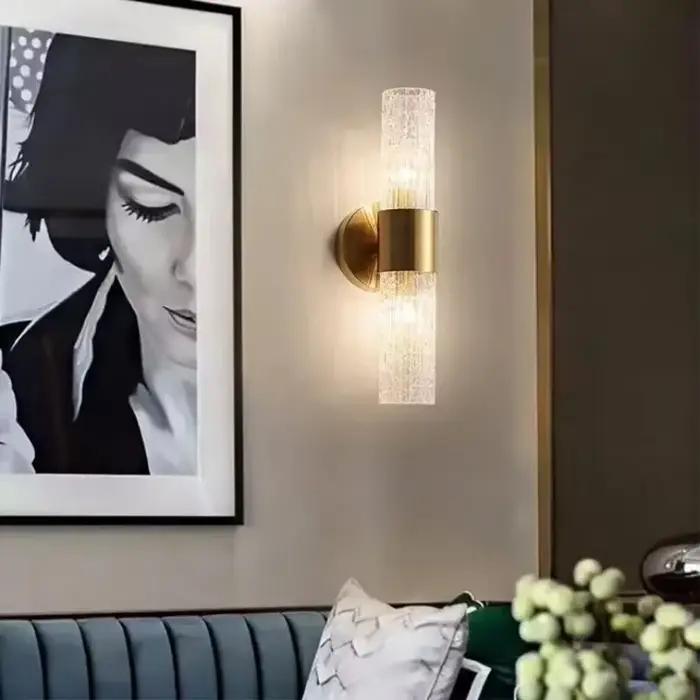 Applique Murale de Luxe en Clip Morden avec Ampoules LED, pour Chambre à Coucher, Salon, Fond d'Éclairage Nik, pour la Maison